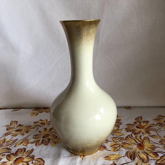 Bavaria Schirnding Qualitats Porcellan Western Germany Vase - Picture 2 of 4